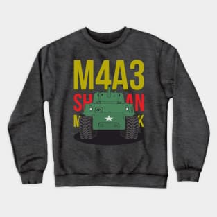 M4A3 Sherman tank of the US Army Crewneck Sweatshirt